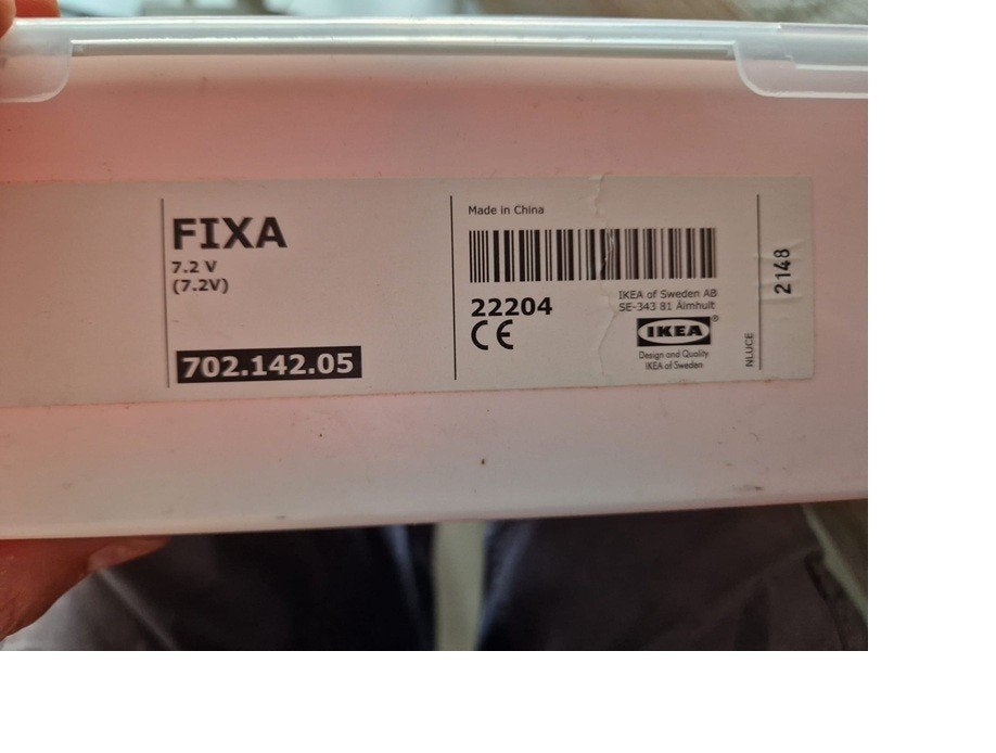 ikea fixa schroefboormachine, Ophalen, Variabele snelheid, Minder dan 400 watt, Zo goed als nieuw