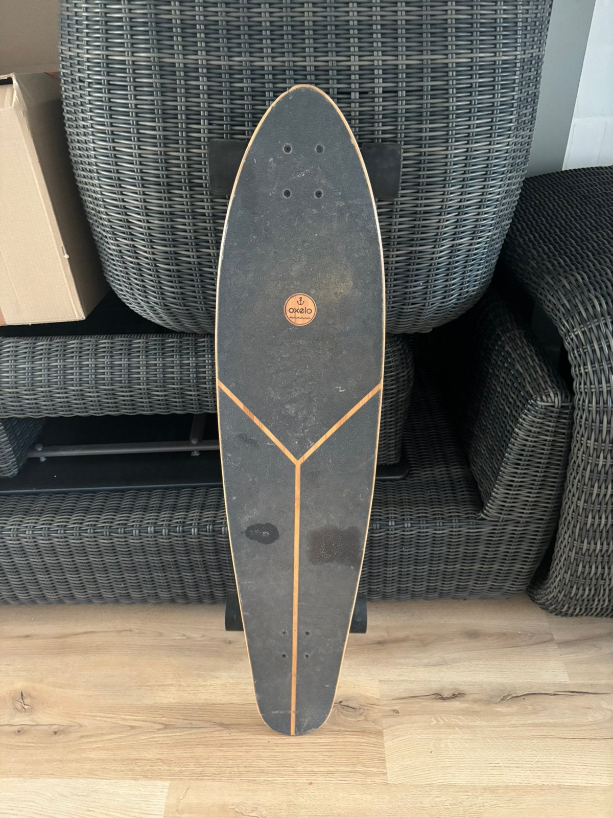 Oxelo Longboard / Cruiser Big Yamba 120 Eco Raw, Enlèvement, Comme neuf, Longboard