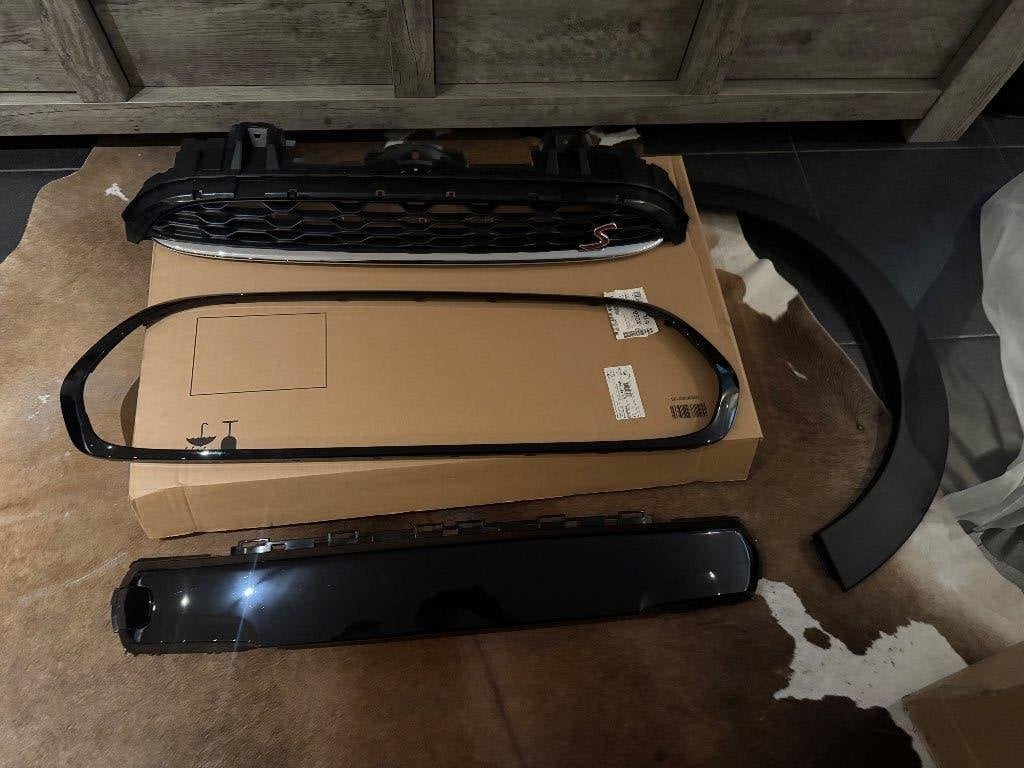 Bumper onderdelen cooper s, Voor, Nieuw, Ophalen of Verzenden, Mini