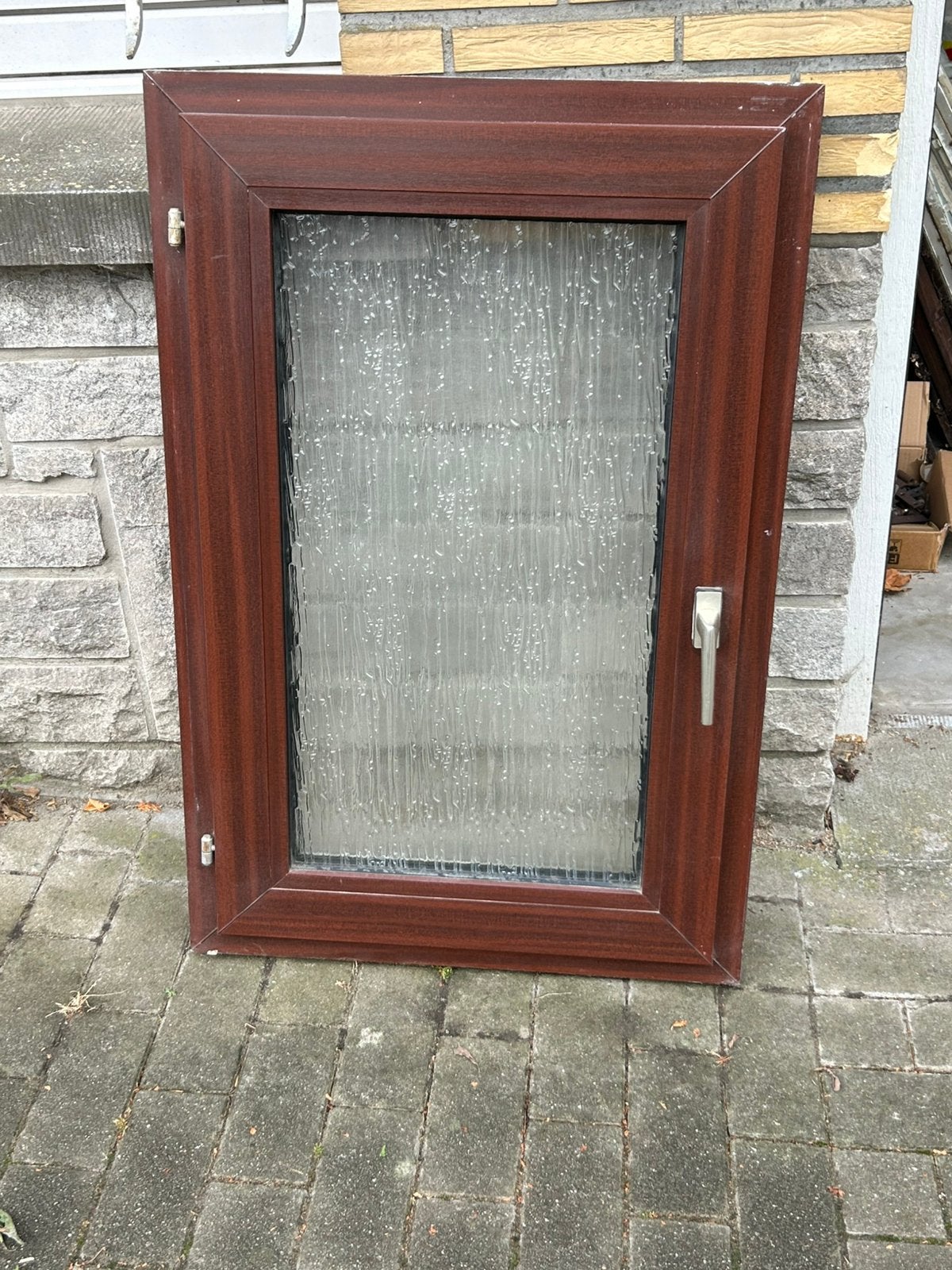 Fenêtre en PVC, Bricolage & Construction, Double vitrage, Fenêtre de façade ou Vitre, Enlèvement, Utilisé