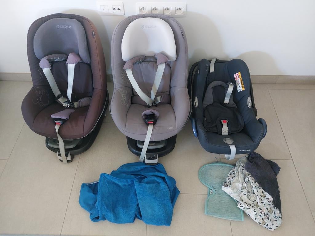 Autostoel set 0-4 jaar, Ophalen, Gebruikt, 0 t/m 18 kg, Isofix