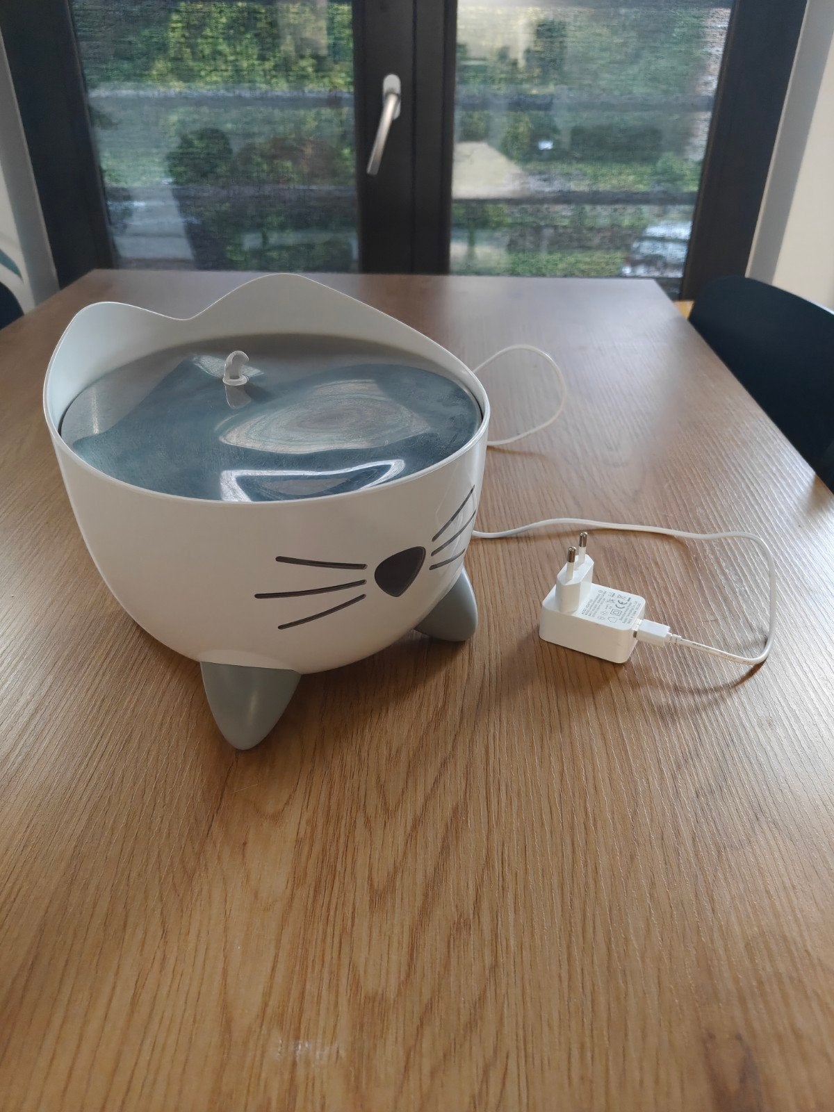 Catit Pixi Fountain Rvs - Kattendrinkbak - Ø20x16 cm Wit, Enlèvement, Comme neuf
