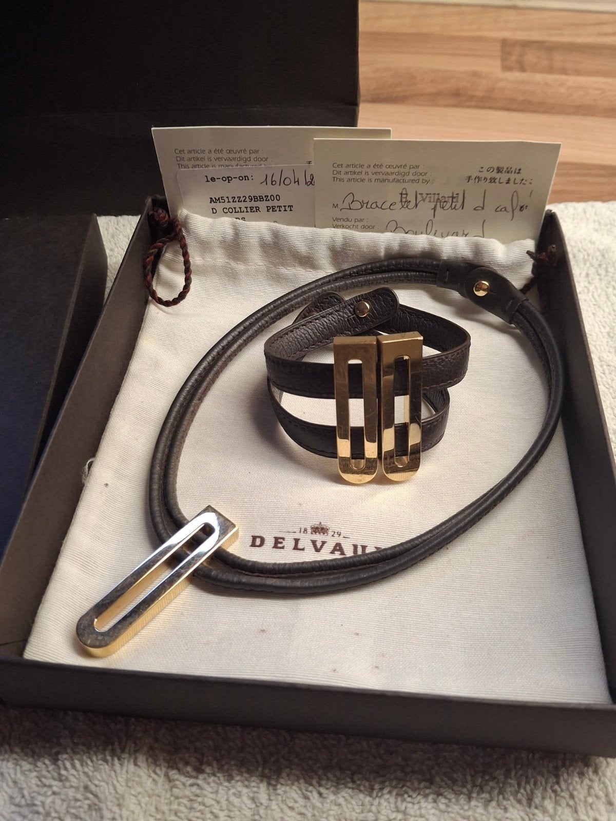 Delvaux Declic armband & ketting, Ophalen of Verzenden