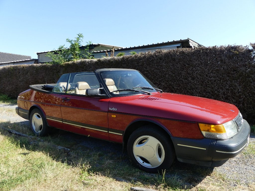 SAAB 900 cabriolet turbo, Autos, Beige, Cabriolet, 128 kW, 2 portes
