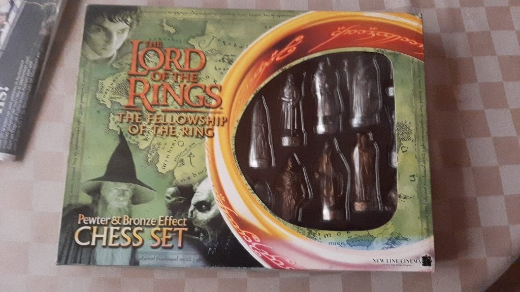 jeu société, échecs, d'échecs Lord of the Rings Fellowship, 1 ou 2 joueurs, Enlèvement ou Envoi, Neuf