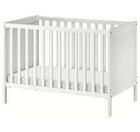 babybed SUNDVIK, Enfants & Bébés, Berceaux & Lits, Utilisé, Lit, Enlèvement
