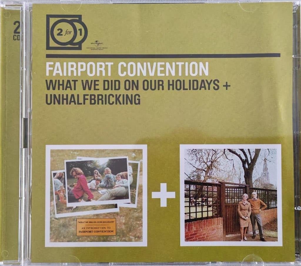 FAIRPORT CONVENTION - 2 CD set met 2 originele albums, CD & DVD, CD | Rock, Enlèvement ou Envoi, Comme neuf, Autres genres