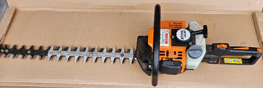 Benzine Stihl HS 80 Heggenschaar, Enlèvement, Utilisé, Essence, Stihl