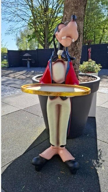 Goofy butler disney beeld mancave womencave decoratie, Verzamelen, Beelden en Beeldjes, Ophalen of Verzenden, Zo goed als nieuw