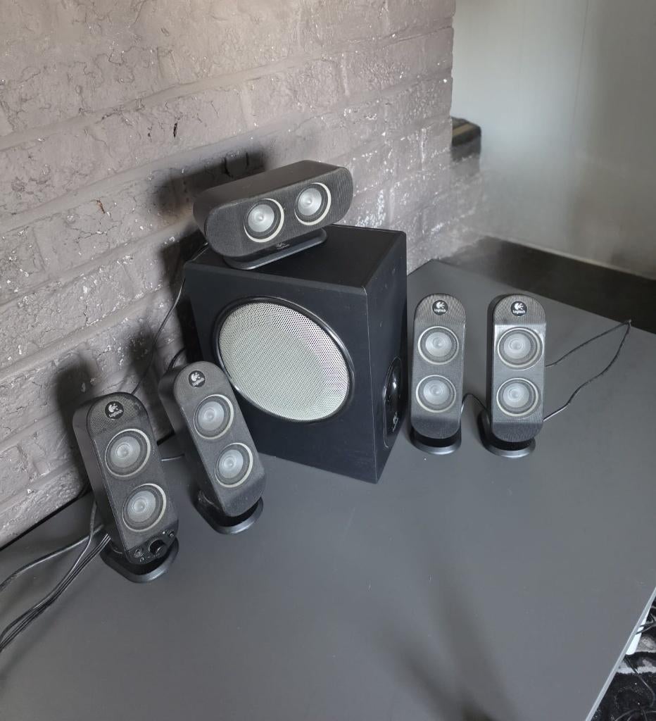 Haut parleur 5.1 pour Pc, Informatique & Logiciels, Enlèvement ou Envoi, Utilisé, Canal audio 5.1, Logitech