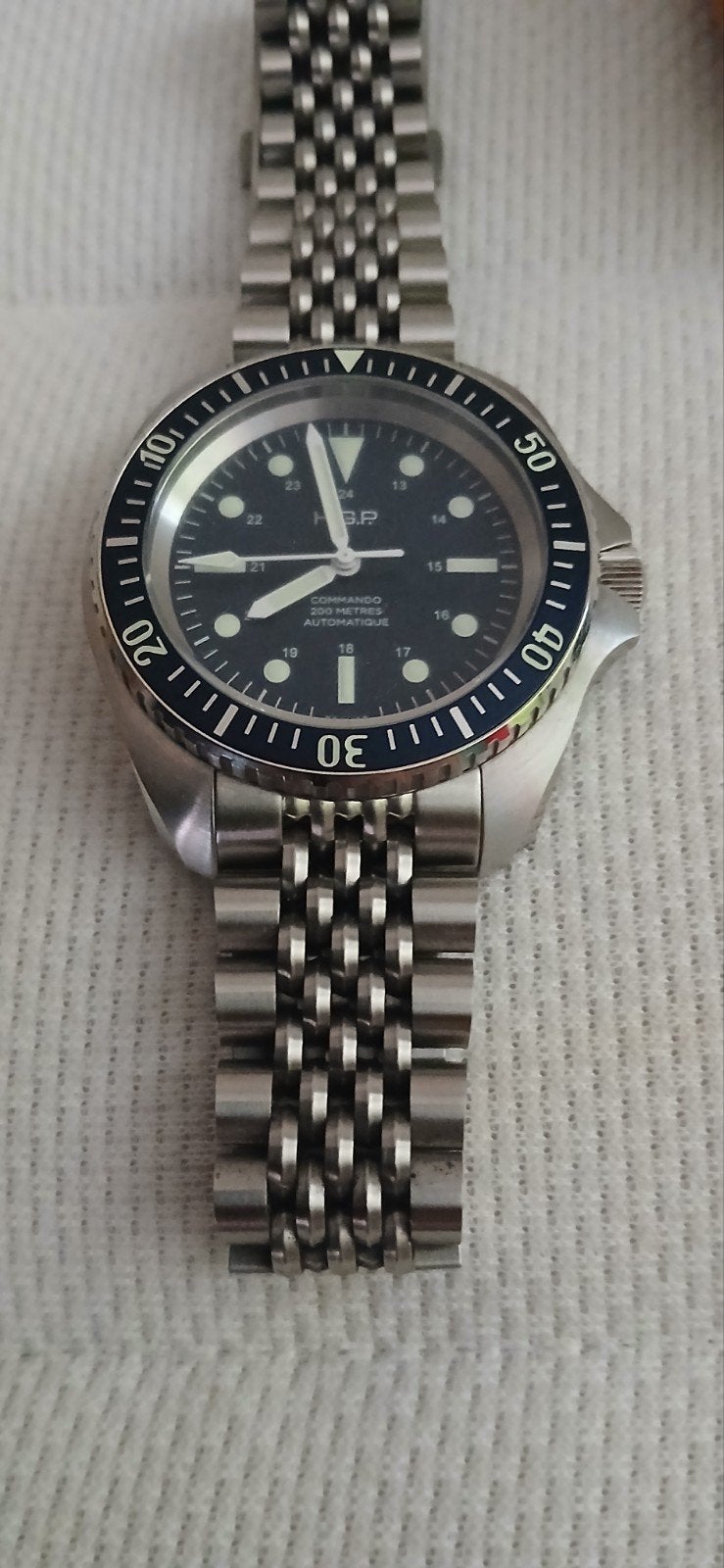 Montre HGP, Autres marques, Enlèvement, Autres matériaux, Acier