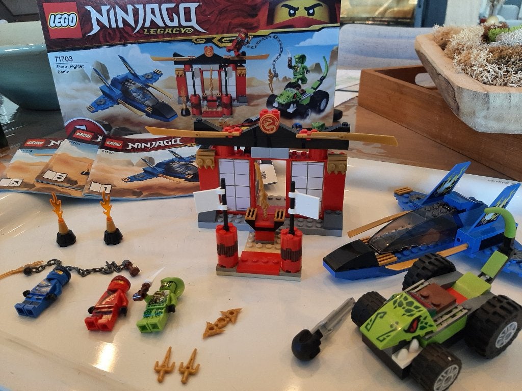 Lego Ninjago Set 71703 Storm Fighter Battle, Lego, Ophalen of Verzenden, Zo goed als nieuw, Compleet