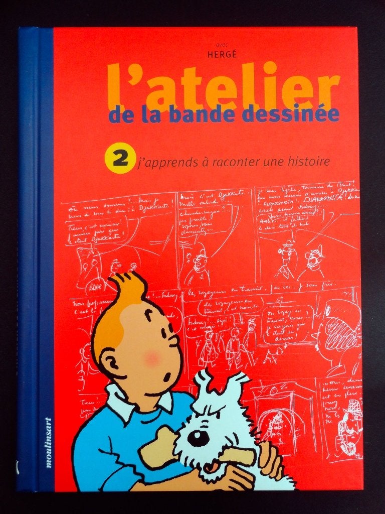 Tintin - L'atelier de la bande dessinée T2 - Hergé - EO2001, Livres, Envoi