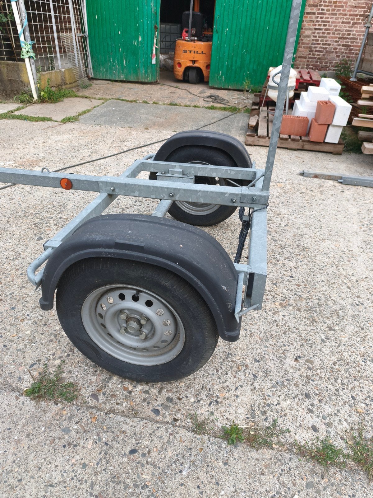 Reclameaanhangwagen, Ophalen