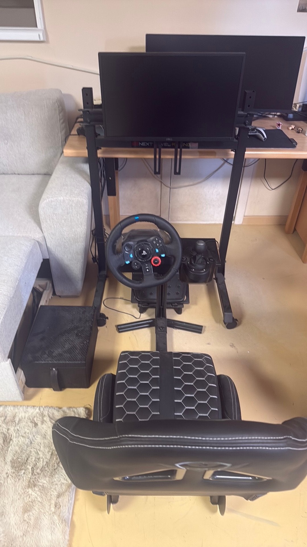 Volledige racing simulator, Ophalen, Zo goed als nieuw