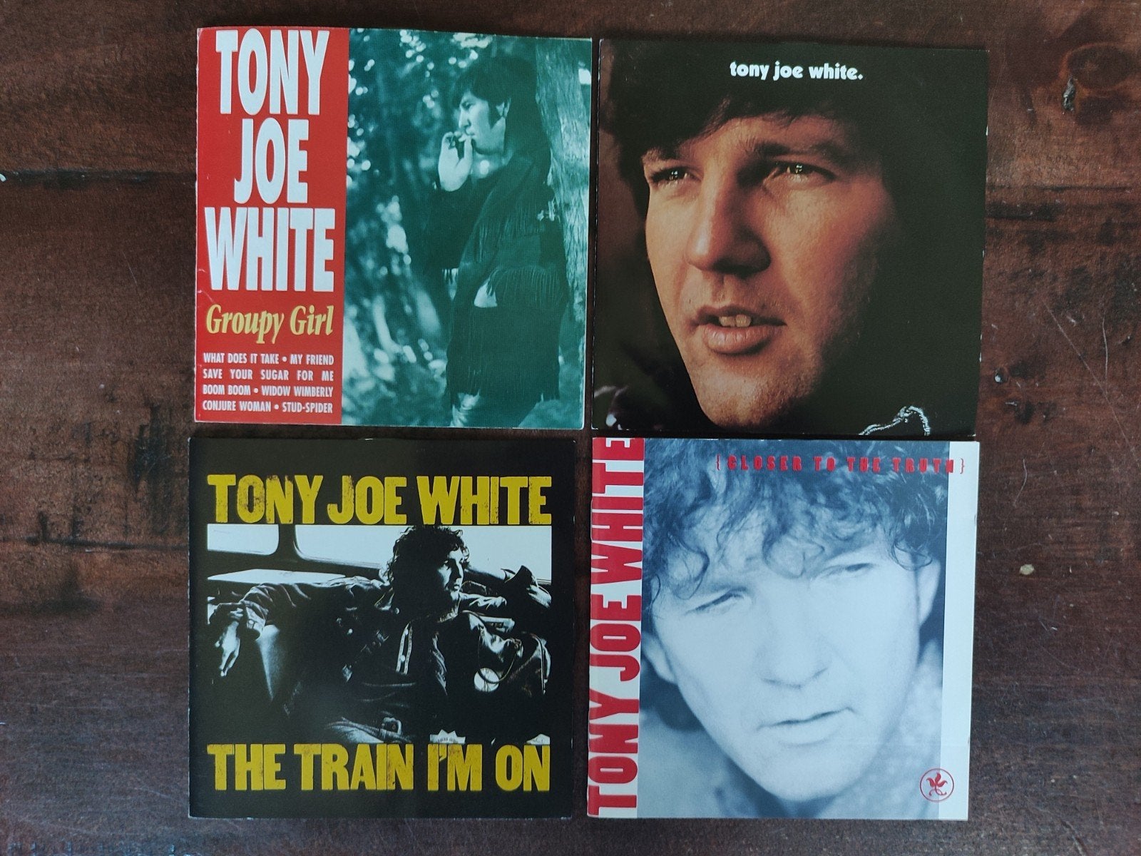 4x CD : TONY JOE WHITE  (cd's + inlay, geen doosje/rugzijde), Ophalen of Verzenden