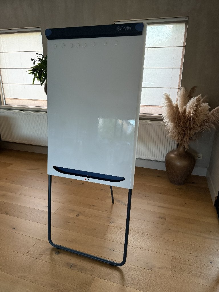 Nobo Piranha professionele flipover / magnetisch whiteboard, Ophalen, Zo goed als nieuw, Magneetbord