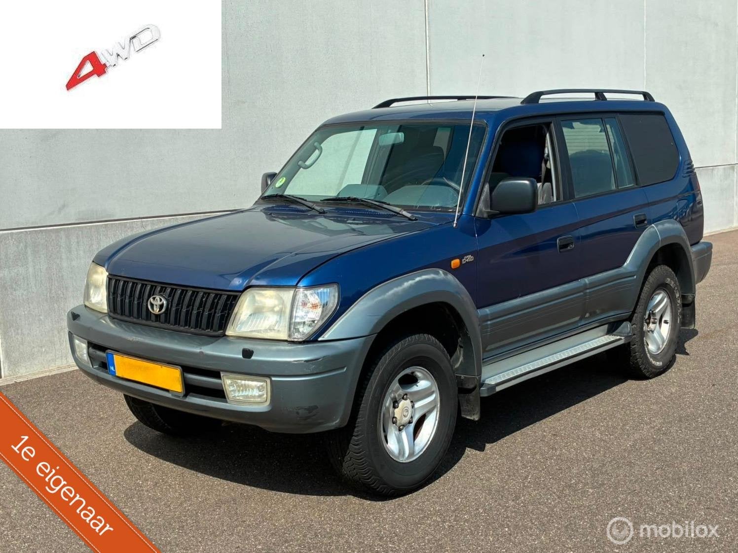 Toyota LandCruiser 3.0 D4-D 4 WD AIRCO CRUISECONTROL, Auto's, Stof, Gebruikt, 4 cilinders, Blauw