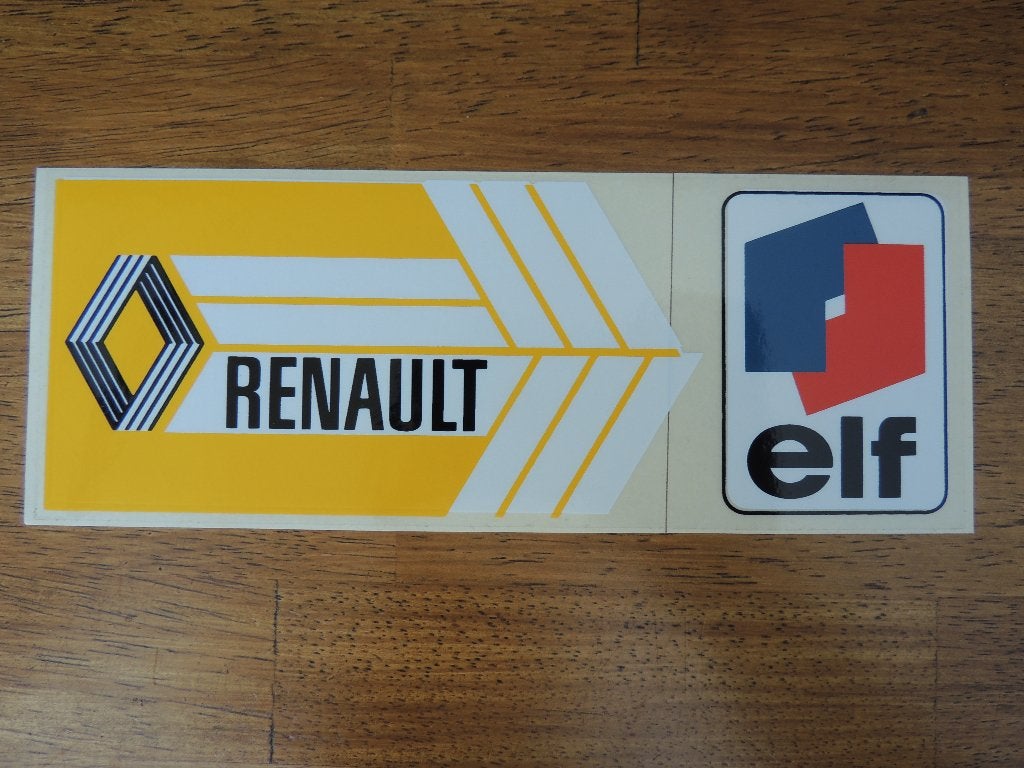 renault elf olie sticker, Collections, Enlèvement ou Envoi, Comme neuf