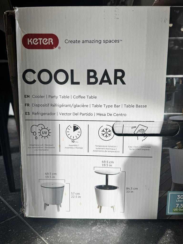 Cool bar classic - antraciet, Ophalen, Nieuw