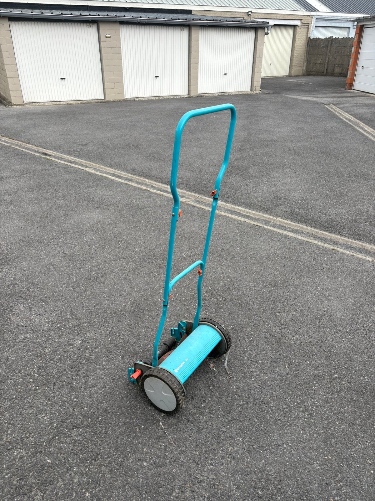 Gardena grasmaaier, Jardin & Terrasse, Tondeuses à gazon, Enlèvement, Utilisé, Tondeuses à gazon manuelles