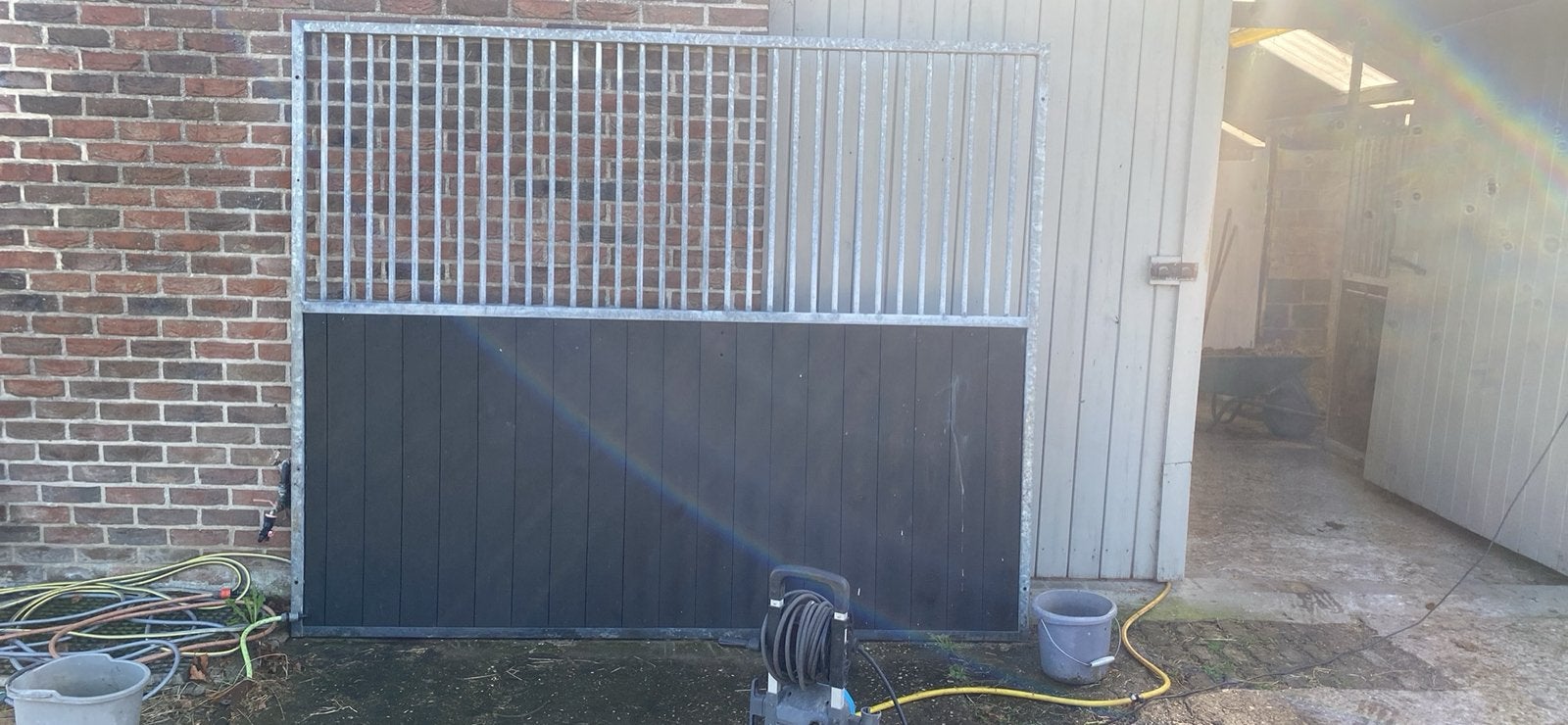 Stalwand paardenbox, Dieren en Toebehoren, Ophalen, Gebruikt, Springen
