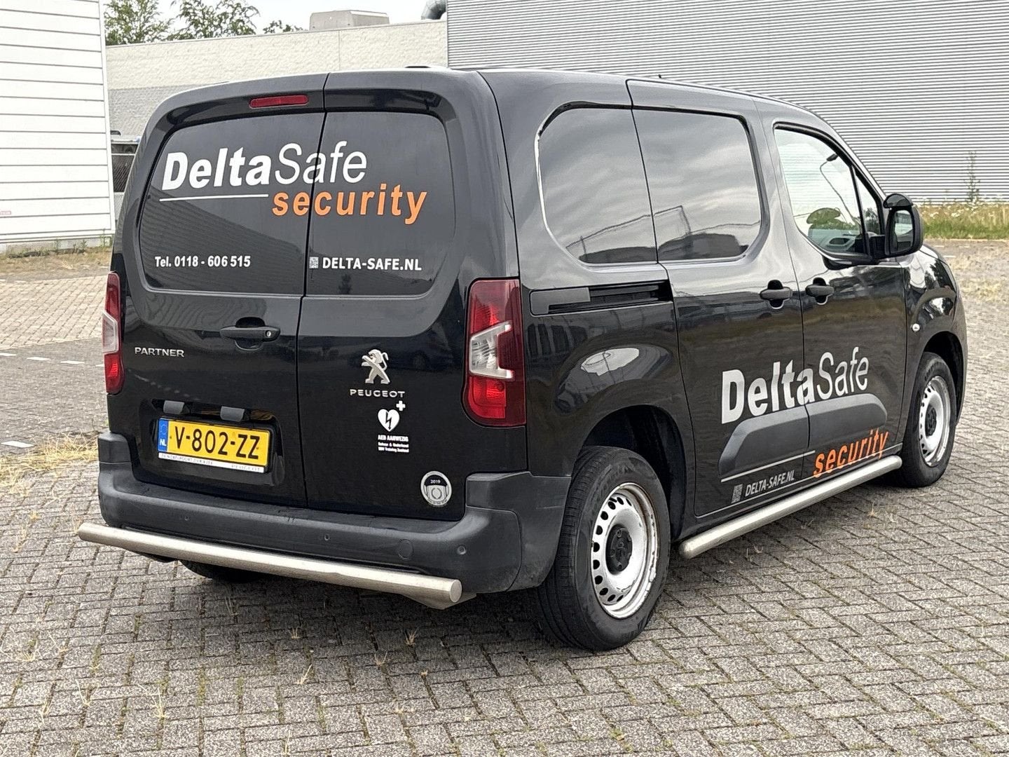 Peugeot Partner 1.6 BlueHDI Premium | € 4.350,- NETTO! | Eur, Auto's, Bestelwagens en Lichte vracht, Parkeersensor, Zwart, Bedrijf