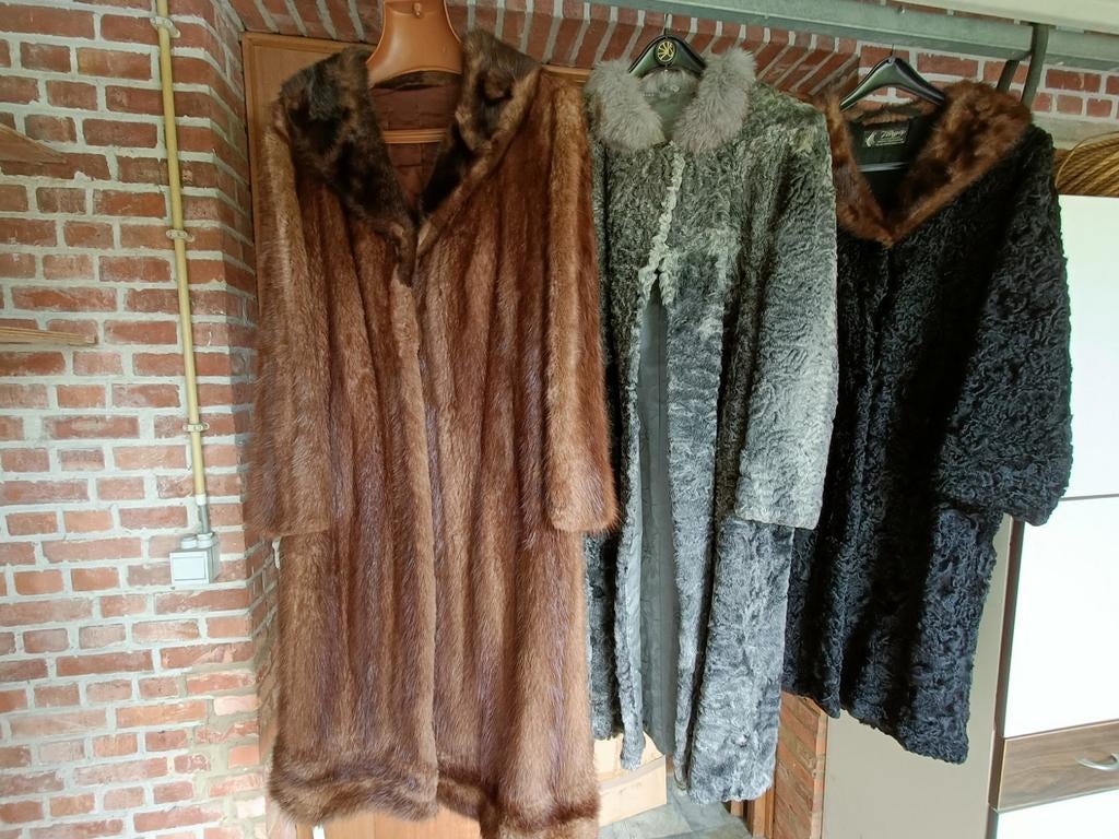 Lot van 5 bontjassen, Ophalen, Maat 42/44 (L)