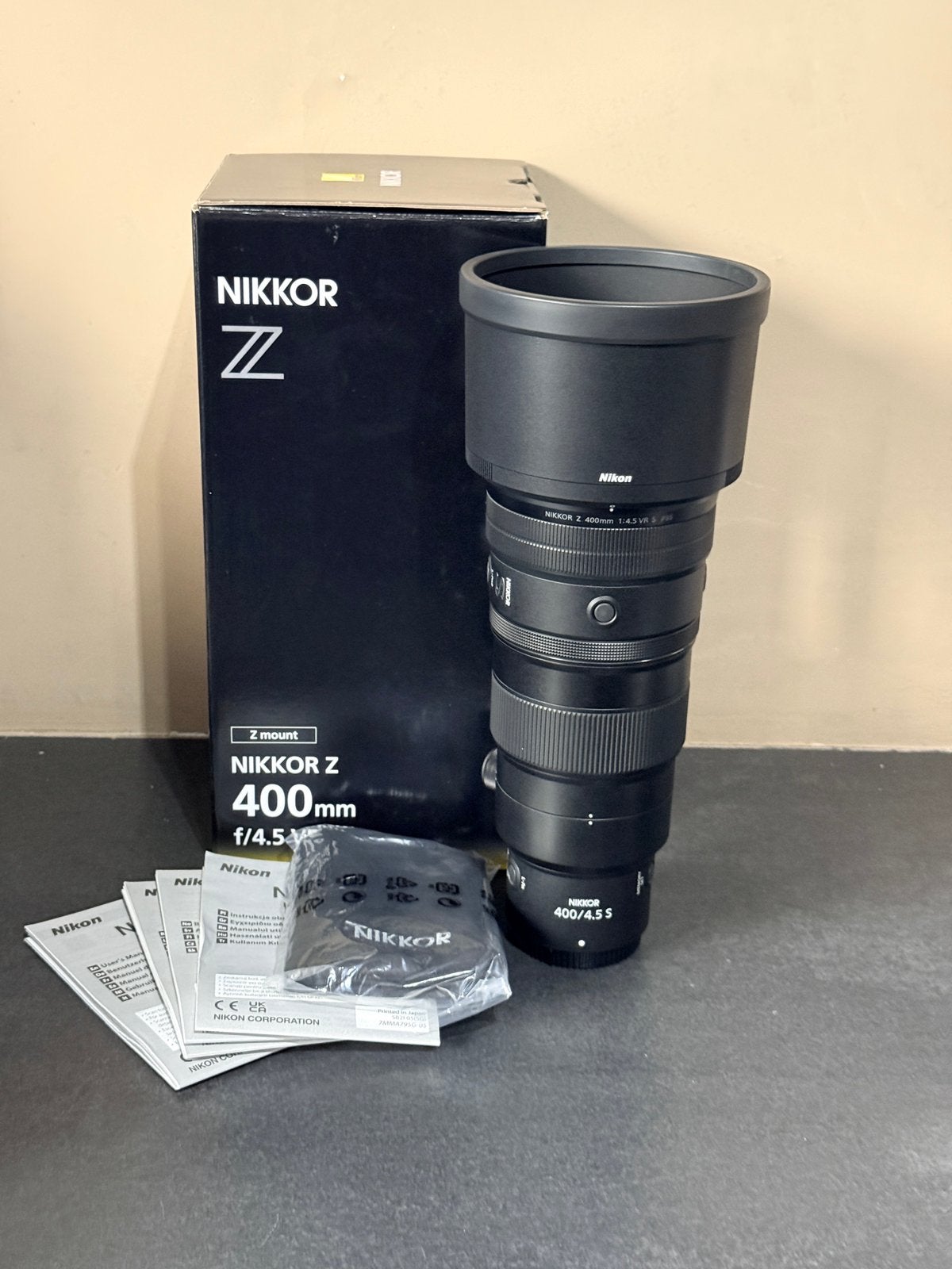 Nikon Z 400mm F4.5 VR S | Nieuwstaat | Telelens | 400 F/4.5, Audio, Tv en Foto, Nikon, Zo goed als nieuw, Beeldstabilisatie, Telelens