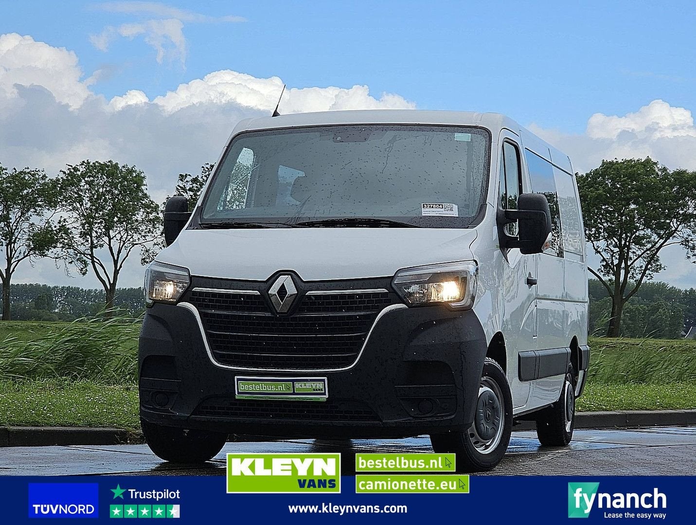 Renault MASTER 2.3 L1H1 Dubbel Cabine!, Auto's, Bestelwagens en Lichte vracht, Renault, Wit, Bedrijf, Te koop