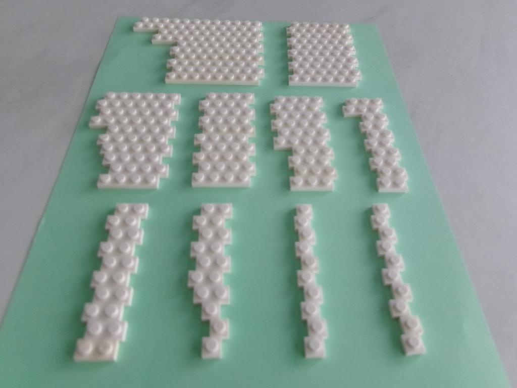 Assiettes Lego blanches 1x, Enlèvement ou Envoi, Lego, Utilisé, Briques en vrac