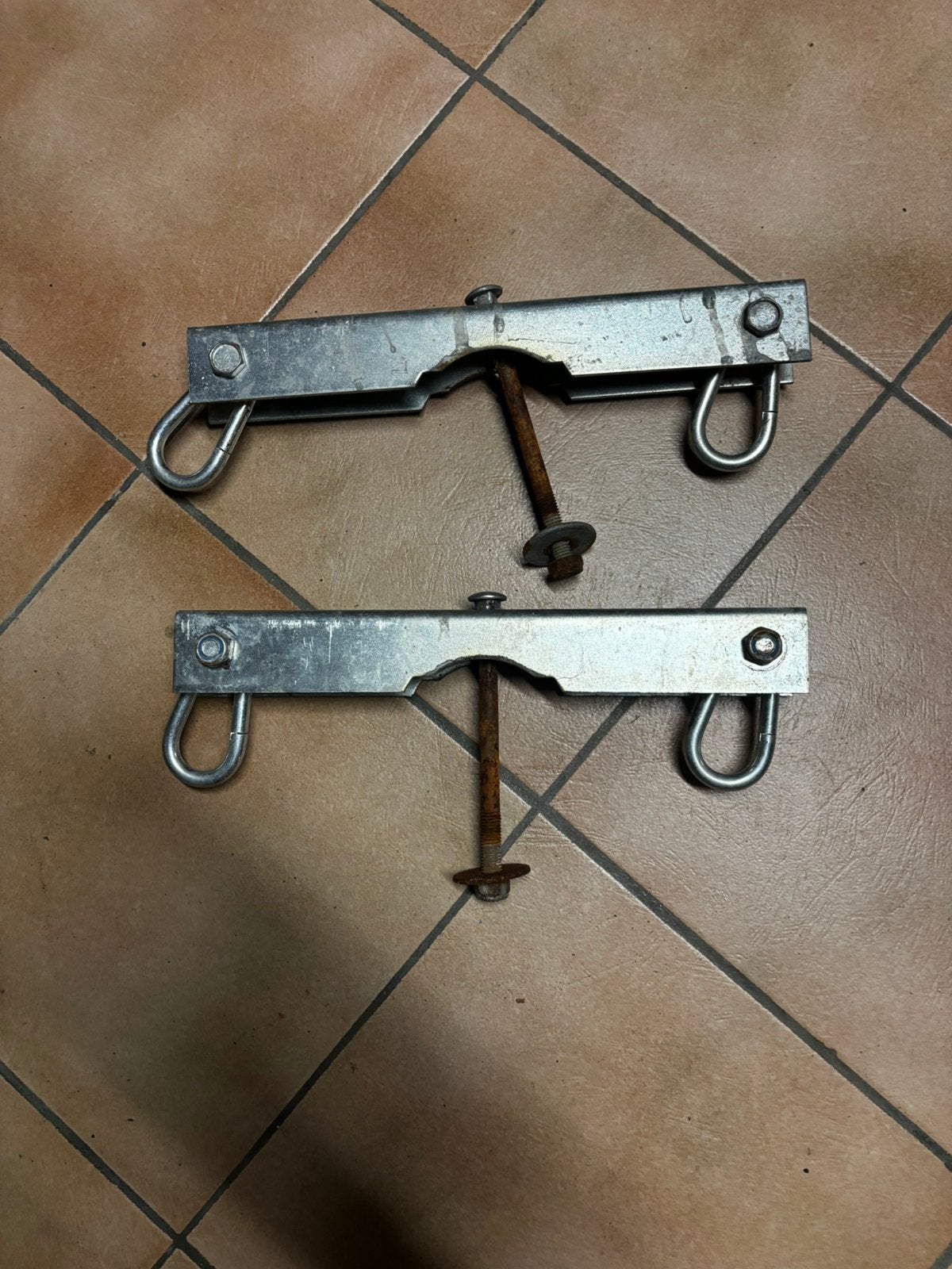 Duo schommelstoel beveiligd met voetsteunen, Ophalen of Verzenden, Zo goed als nieuw, Overige materialen