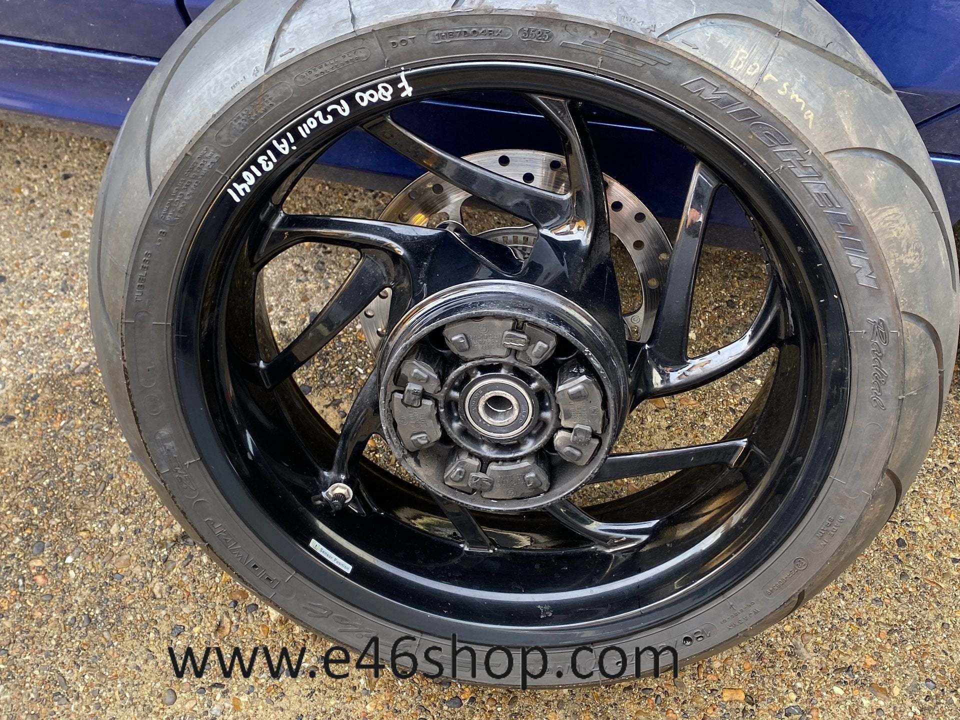 BMW F800R K73 2011 ACHTERWIEL MET BAND EN REMSCHIJF, Motoren, Gebruikt, -, -, Ophalen of Verzenden