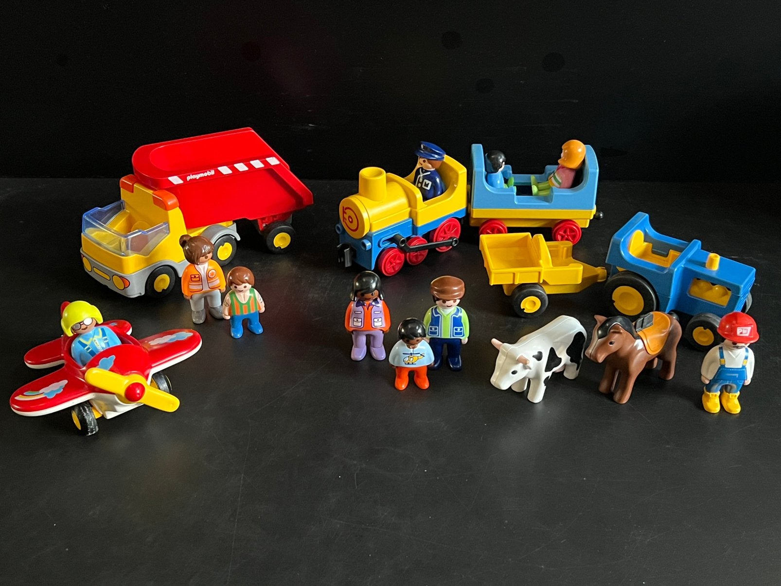 Playmobil 1-2-3 (vr de kleinsten); transport, Ophalen, Zo goed als nieuw, 1.2.3