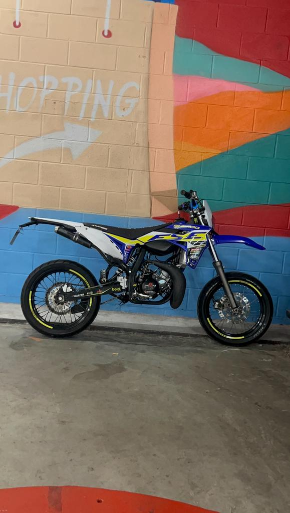 Sherco SM-RS 50cc, 6 versnellingen, Gebruikt, 50 cc, Ophalen
