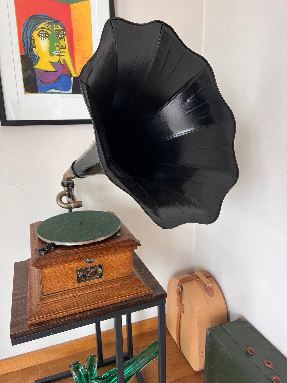 HMV GRAMMOFOON VICTOR II 1907 gramophone, Antiek en Kunst, Ophalen