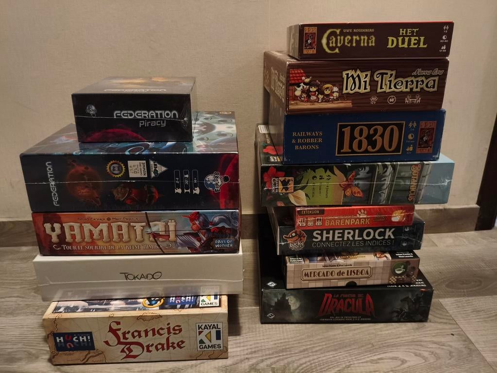 Jeux de société à vendre, Enlèvement