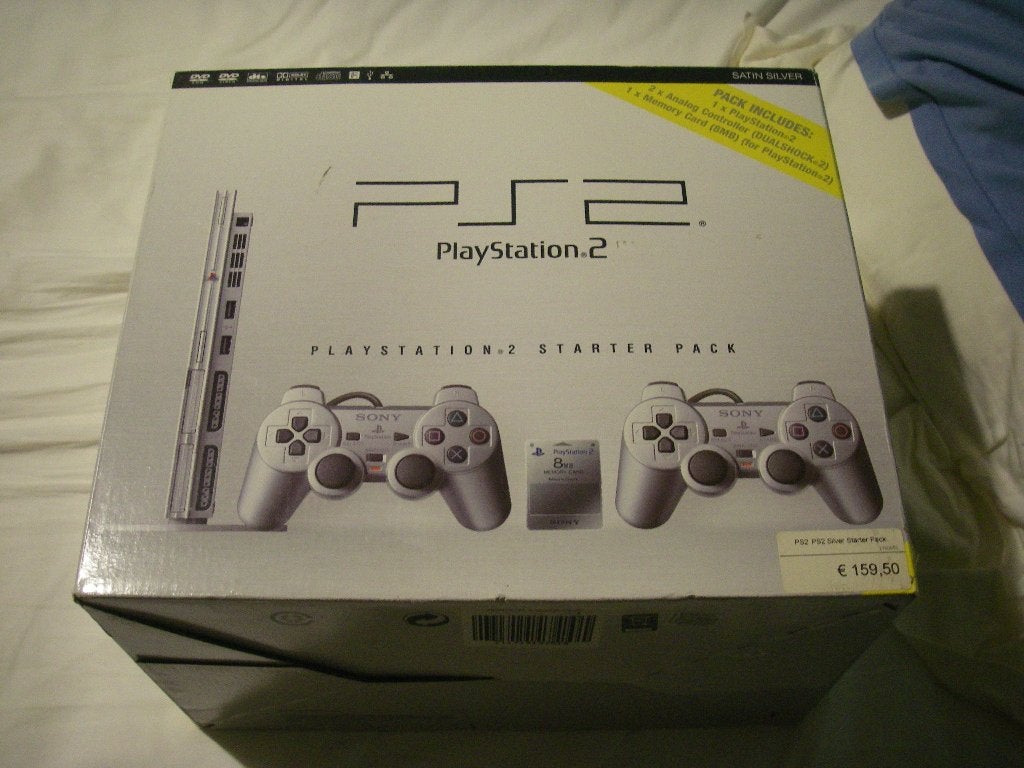 Playstation 2 Slim silver met HDMI adapter, Games en Spelcomputers, Ophalen, Gebruikt, Met games, Met 2 controllers