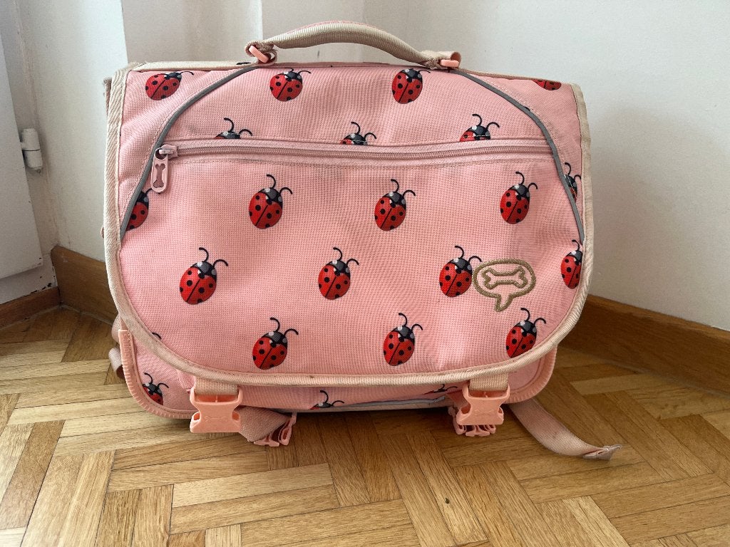 Schooltas/boekentas Stones & Bones Lily Blossom Ladybug, Moins de 30 cm, Rose, 30 à 40 cm, Enlèvement