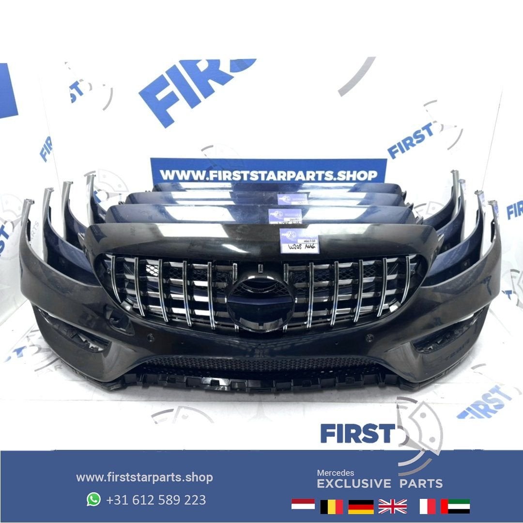 BUMPER W205 A2058850925 AMG VOORBUMPER 2014-2017 Mercedes C, Utilisé, -, Avant, -