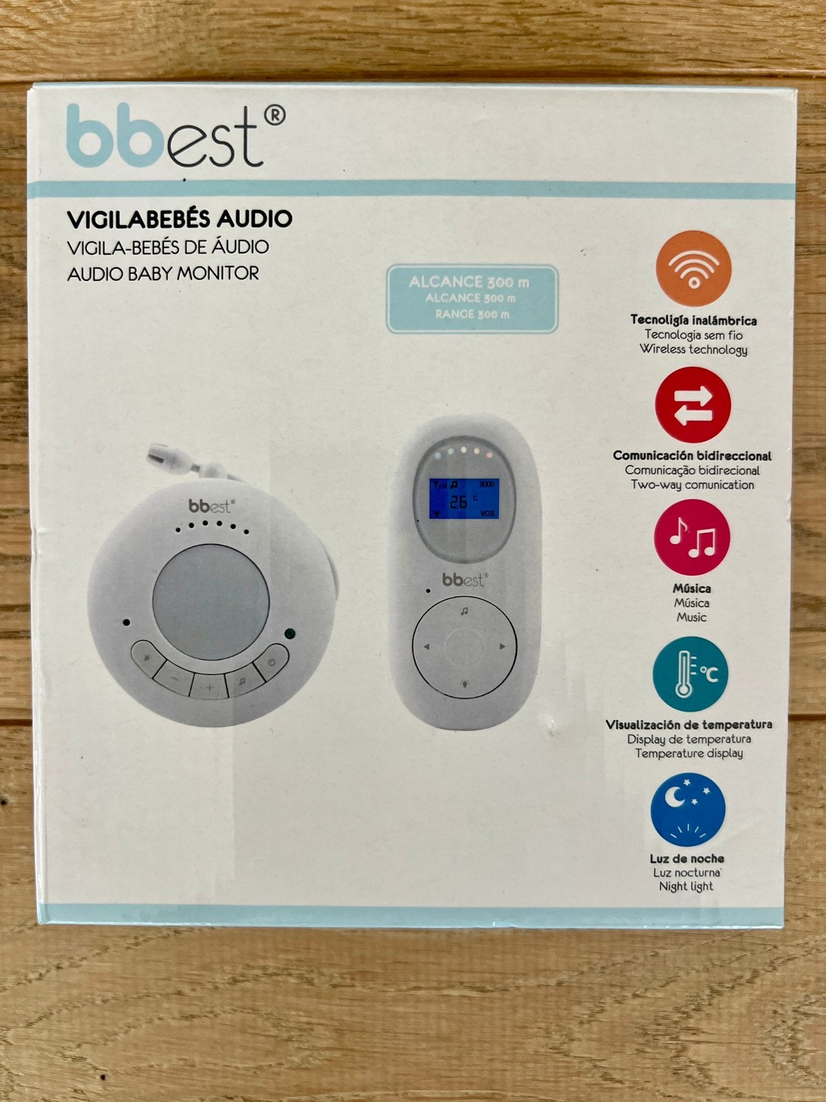 Babyfoon-  audio baby monitor, Enlèvement, Neuf, 250 mètres ou plus, Fonction Répondeur