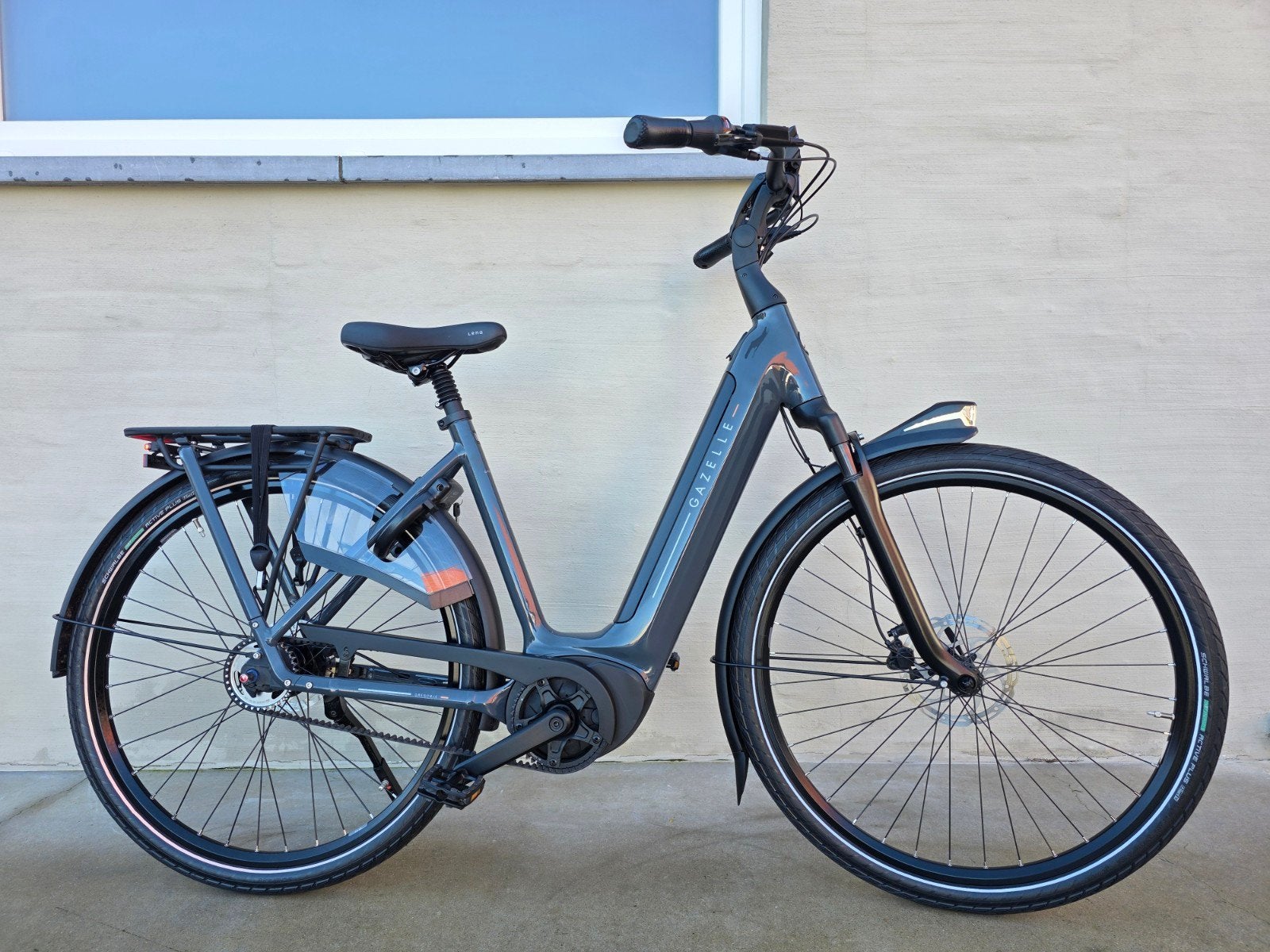 Gazelle Grenoble C5 Hmb * 600Wh * Anthracite Grey *Als NIEUW, Enlèvement, Gazelle