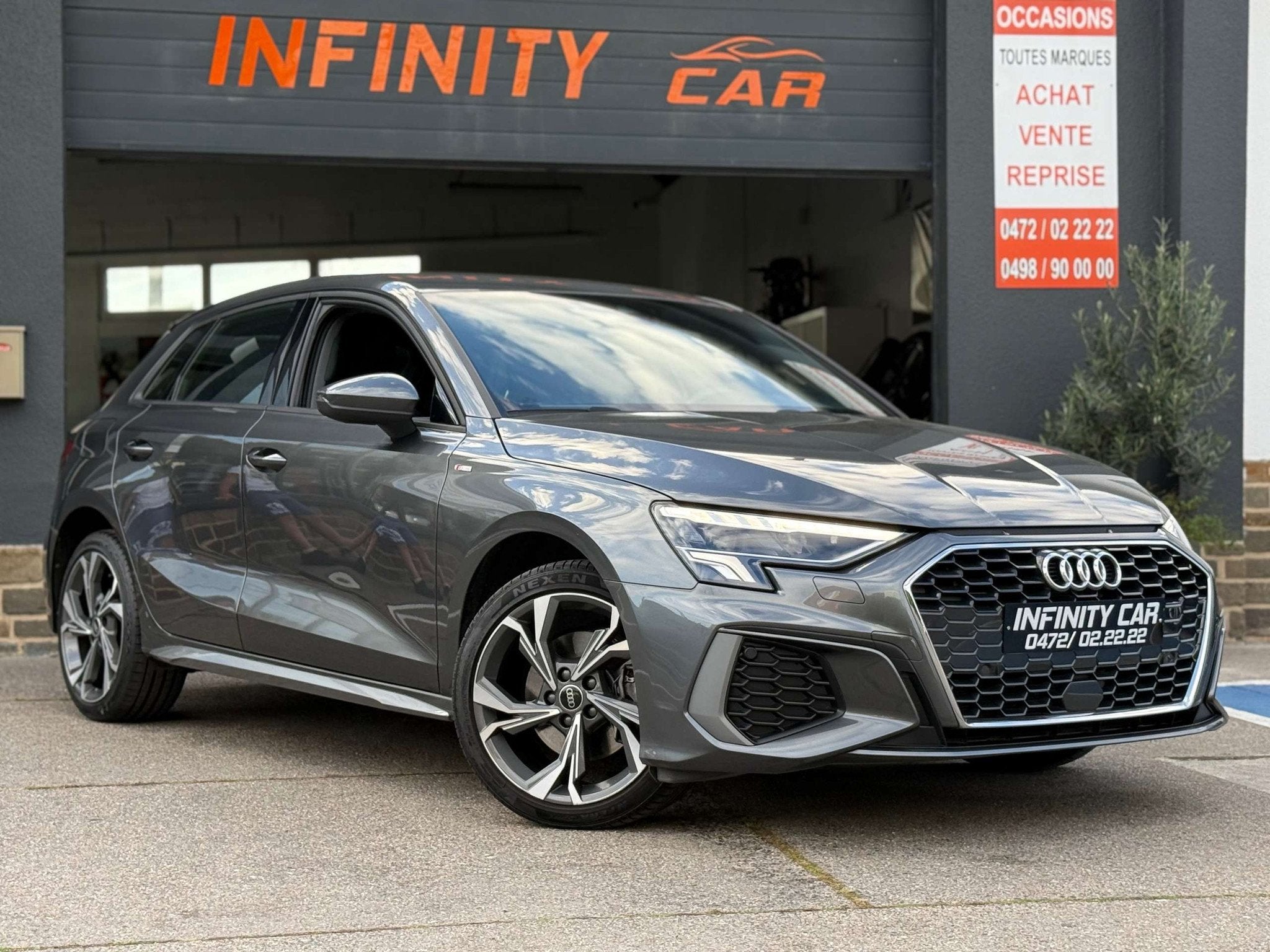 Audi A3 A3 Sportback PHEV 40 TFSI e Sline Stronic, Autos, 1395 cm³, Entreprise, Noir, 5 portes