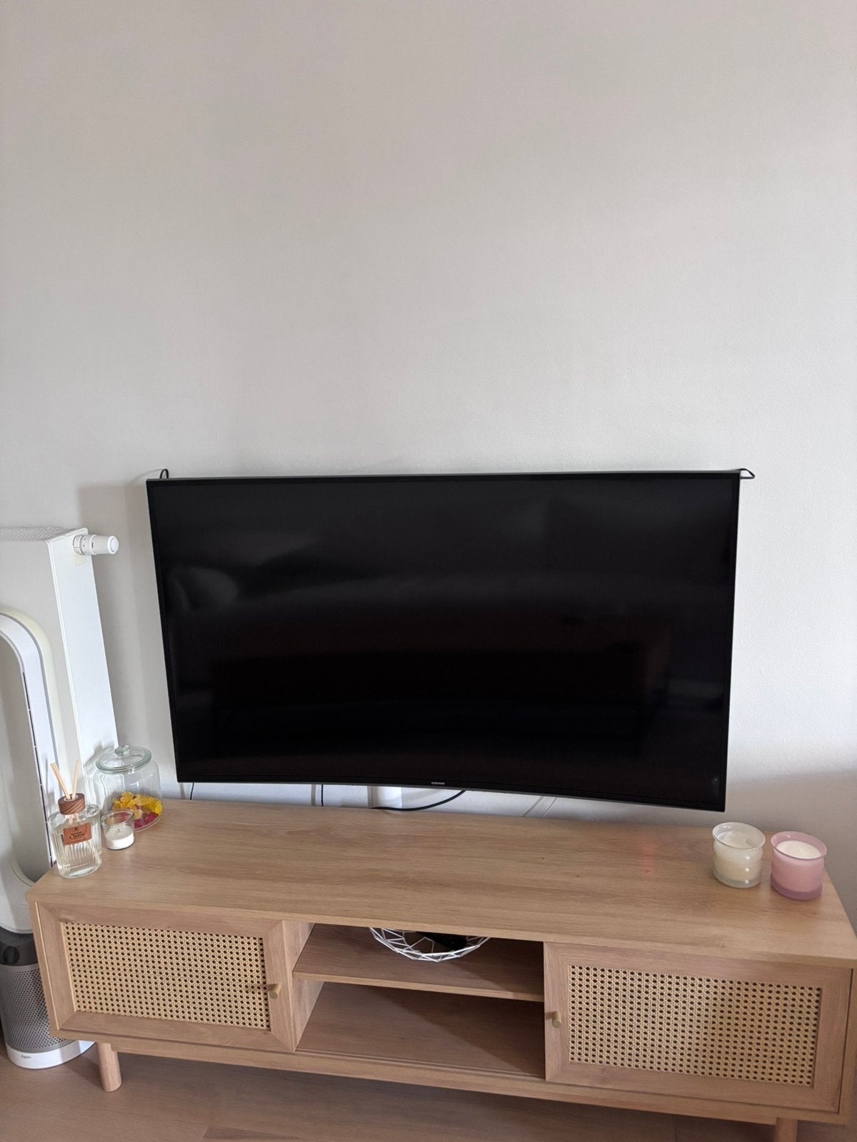 SAMSUNG UHD 55INCH CURVED TV, Enlèvement, Comme neuf, Samsung