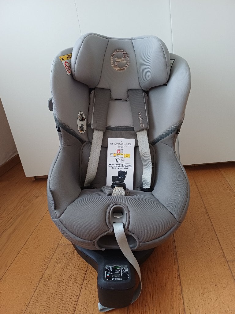 Autostoel CYBEX Sirona S i-SIZE  met BASIS en verkleinkussen, Kinderen en Baby's, Gebruikt, 0 t/m 18 kg, Verstelbare rugleuning