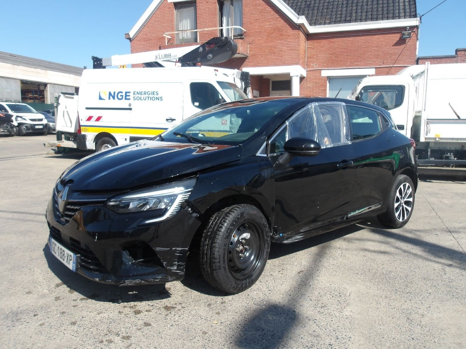 RENAULT CLIO  BENZINE 11/21, Auto's, Zwart, Bedrijf, Handgeschakeld, ABS