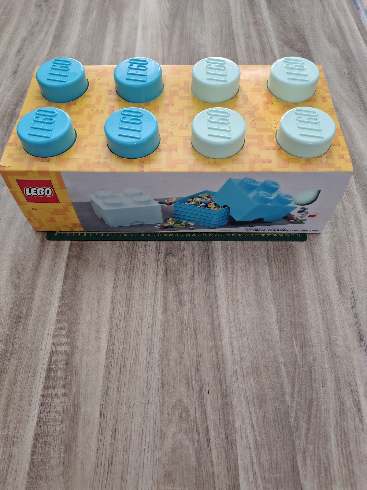 2 Boîte rangement Lego bleu, Enlèvement ou Envoi, Neuf, Lego