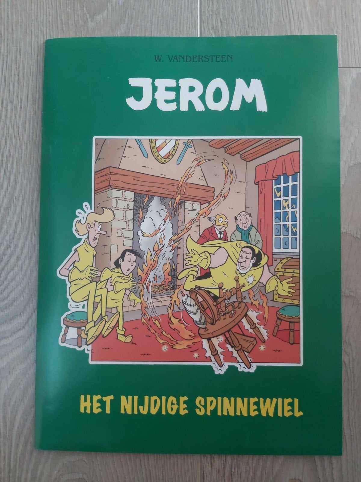 Jerom - Het nijdig spinnewiel - Luxe, Verzenden, Eén stripboek, Zo goed als nieuw, Peter van Gucht; Willy Vandersteen; Luc Morjaeu