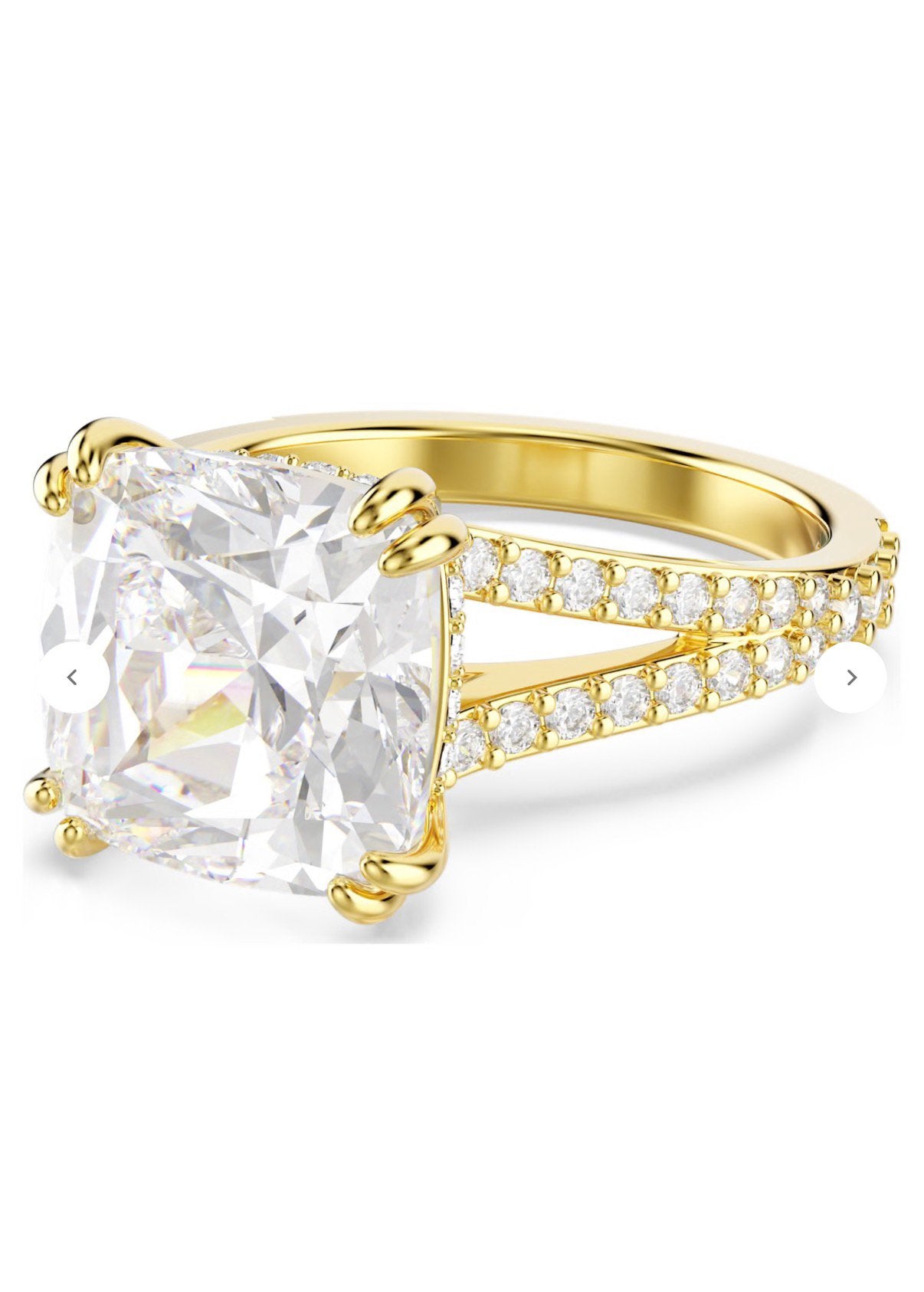 Swarovski ring, Handtassen en Accessoires, Ringen, Ophalen of Verzenden, Zo goed als nieuw