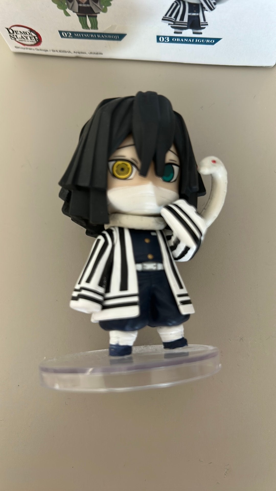 Figurine Chibimasters du démonstrateur Obanai Iguro, Enlèvement, Comme neuf